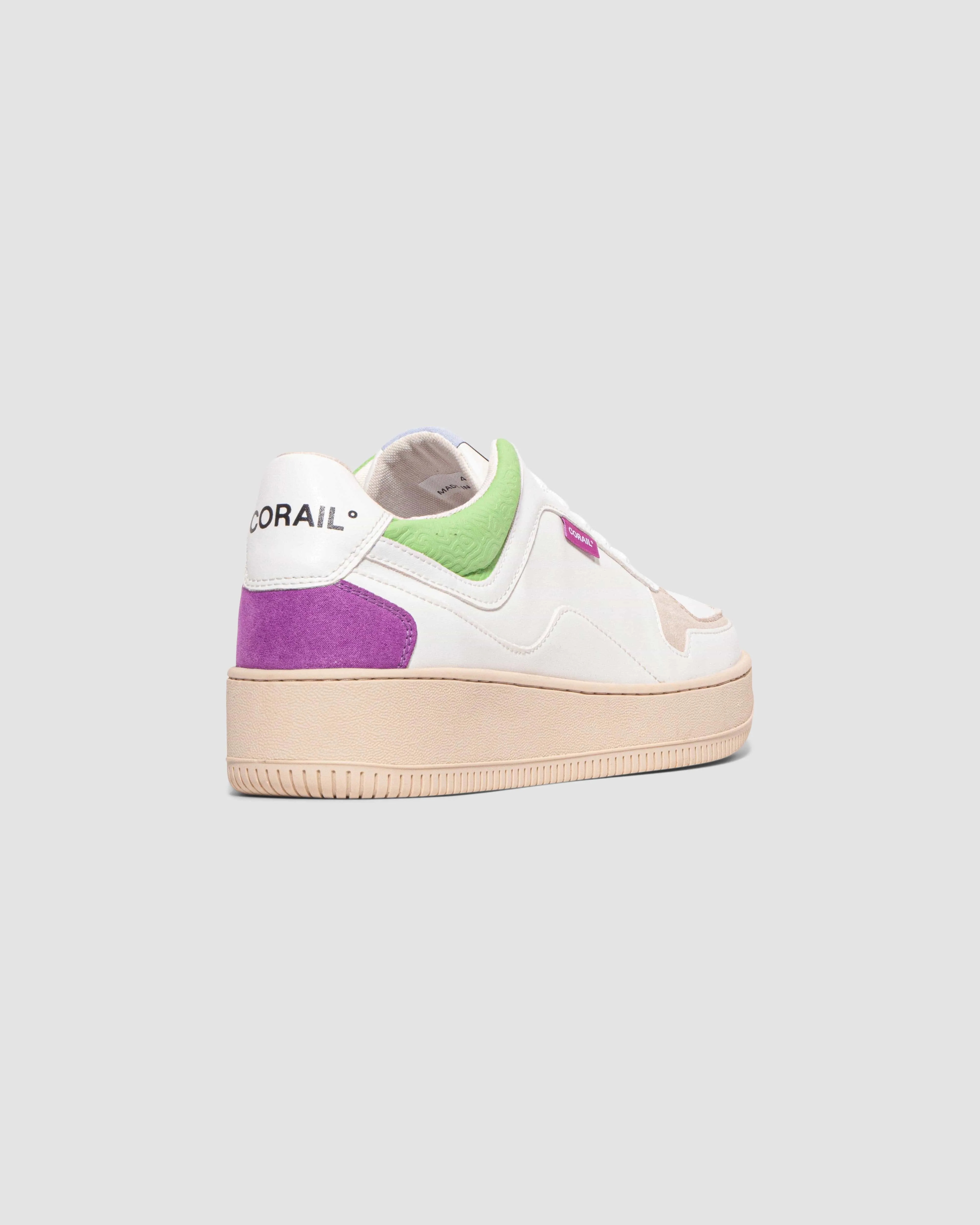 Line 90 Unisex Recycled Vegan Sneakers | Lilac & Mint