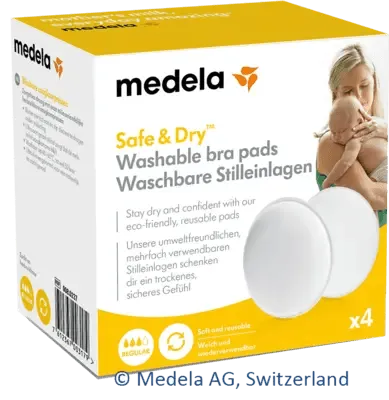 MEDELA nursing pads washable