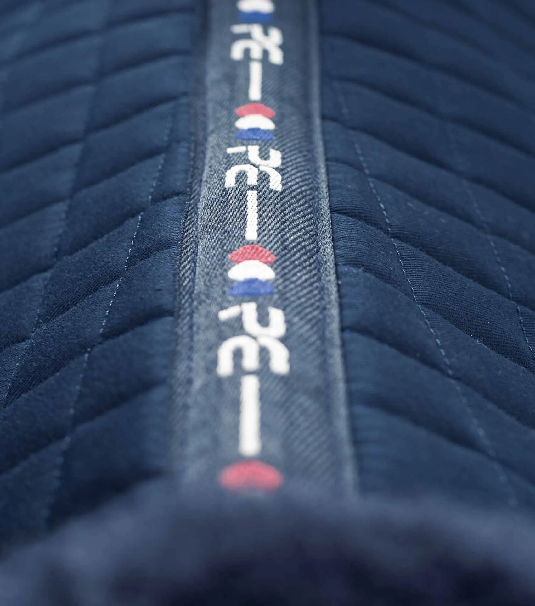 Merino Wool Saddle Pad - Half Pad Navy/Navy Wool