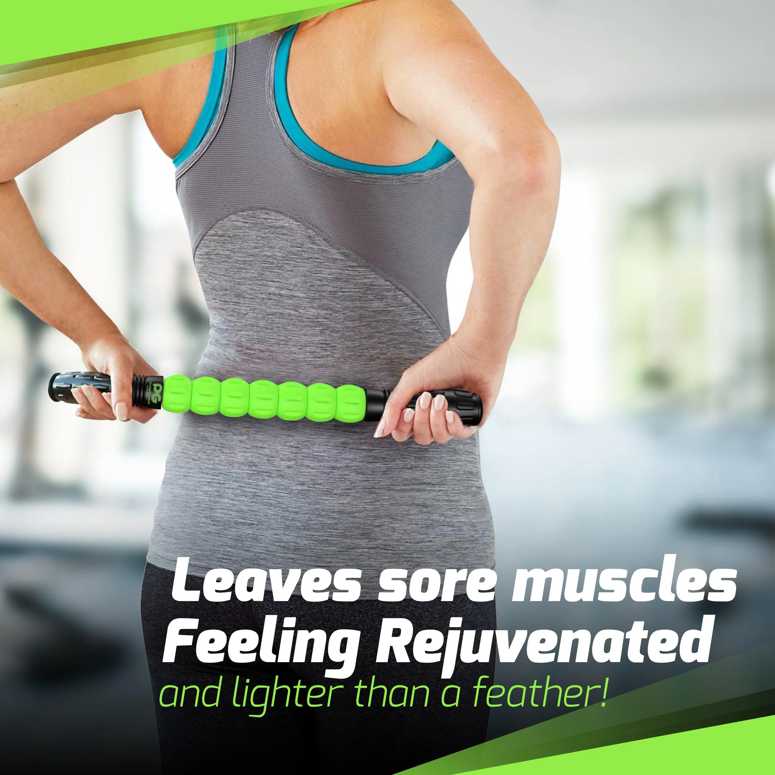 Muscle Roller Sticks - Relief for Sore Muscles and Improved Flexibility