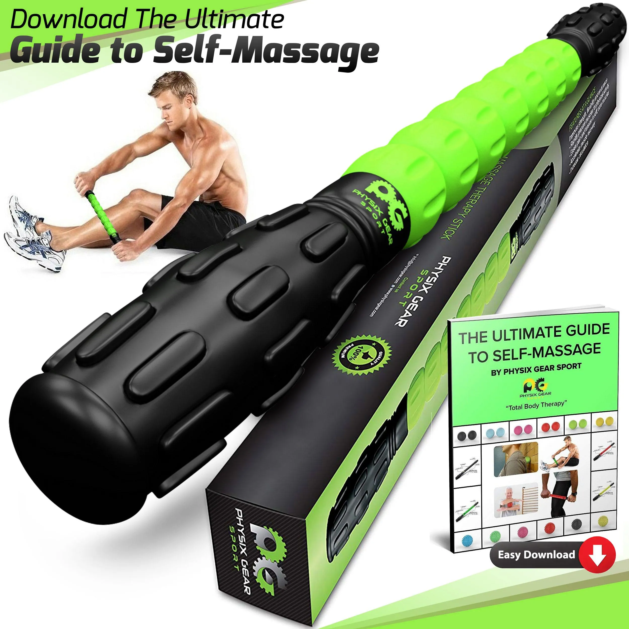 Muscle Roller Sticks - Relief for Sore Muscles and Improved Flexibility