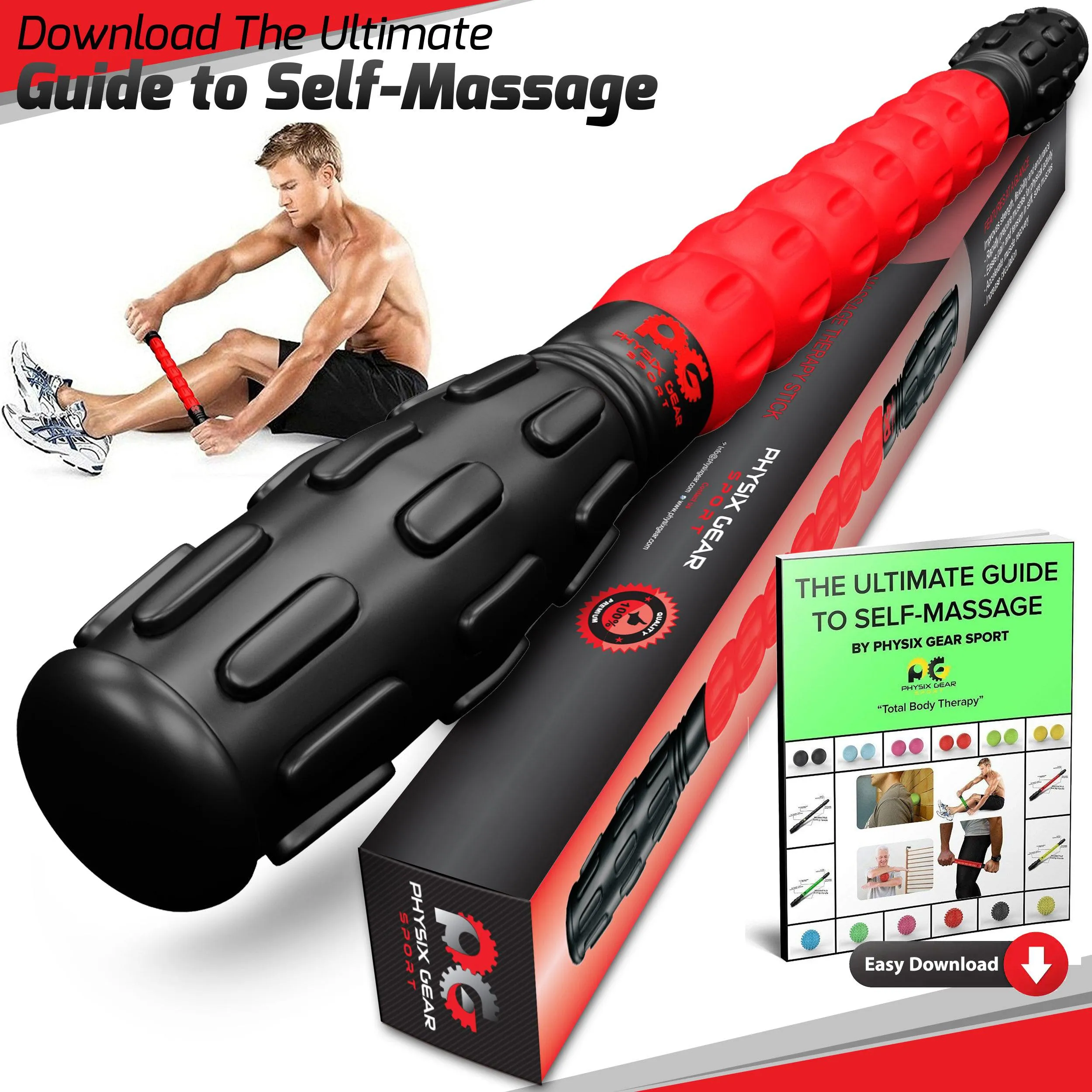 Muscle Roller Sticks - Relief for Sore Muscles and Improved Flexibility