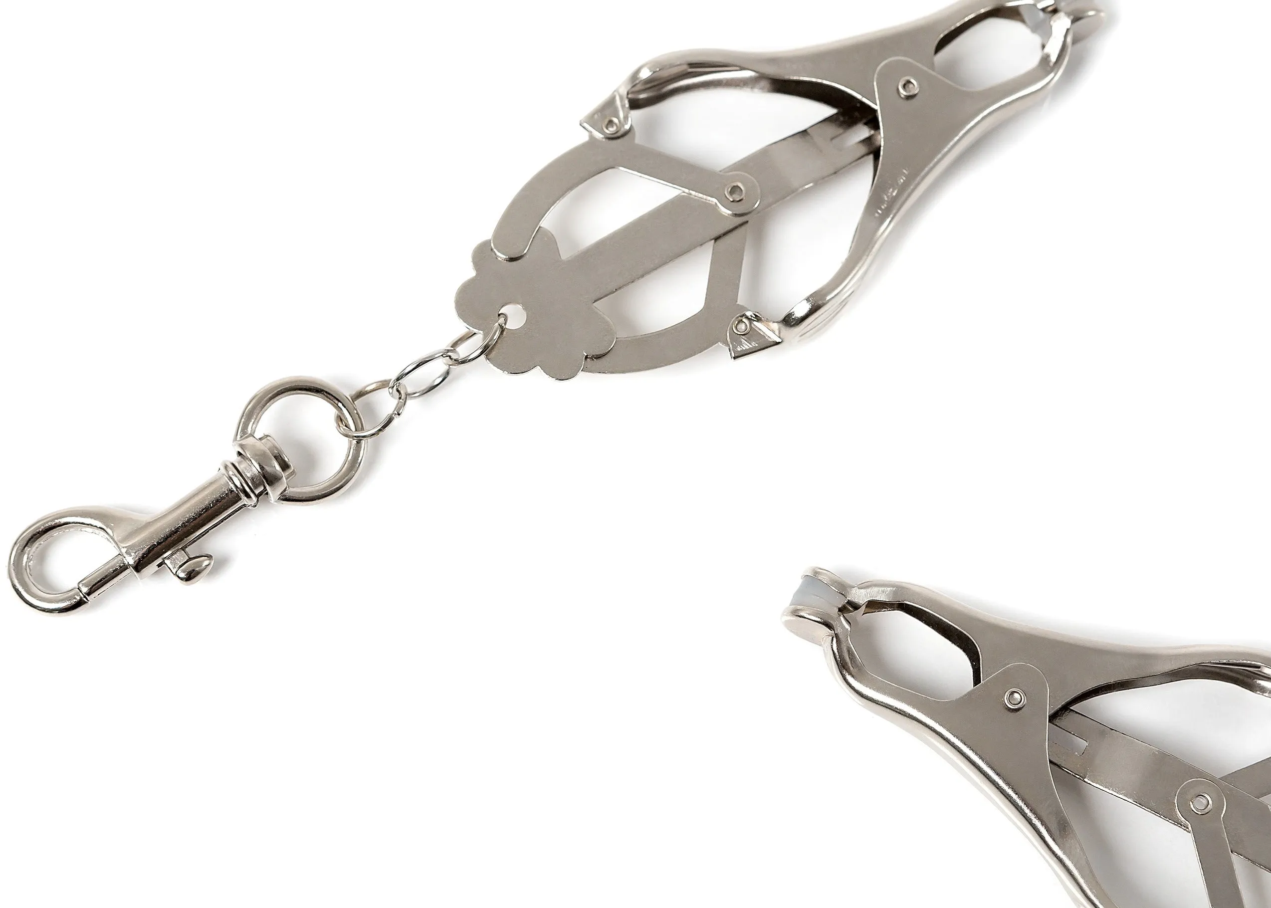 Japanese Clover Nipple Clamps with Clips - Adjustable Intensity