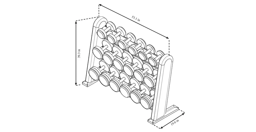 NOHRD Designer Dumbbell Set