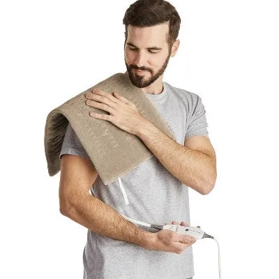 Open Box - Sunbeam Premium Machine Washable Integrated Heating Pad with Compact Storage - King Size