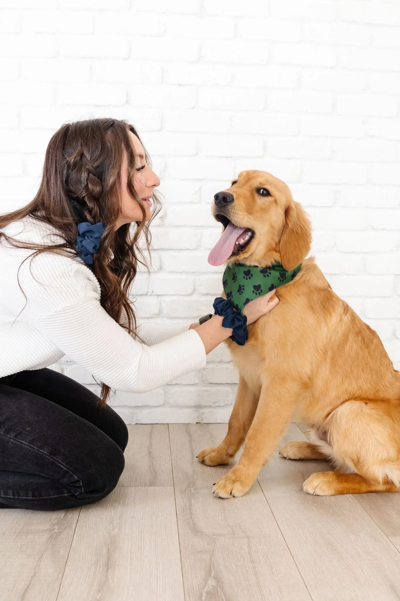 Paws Pet Bandana   Scrunchie