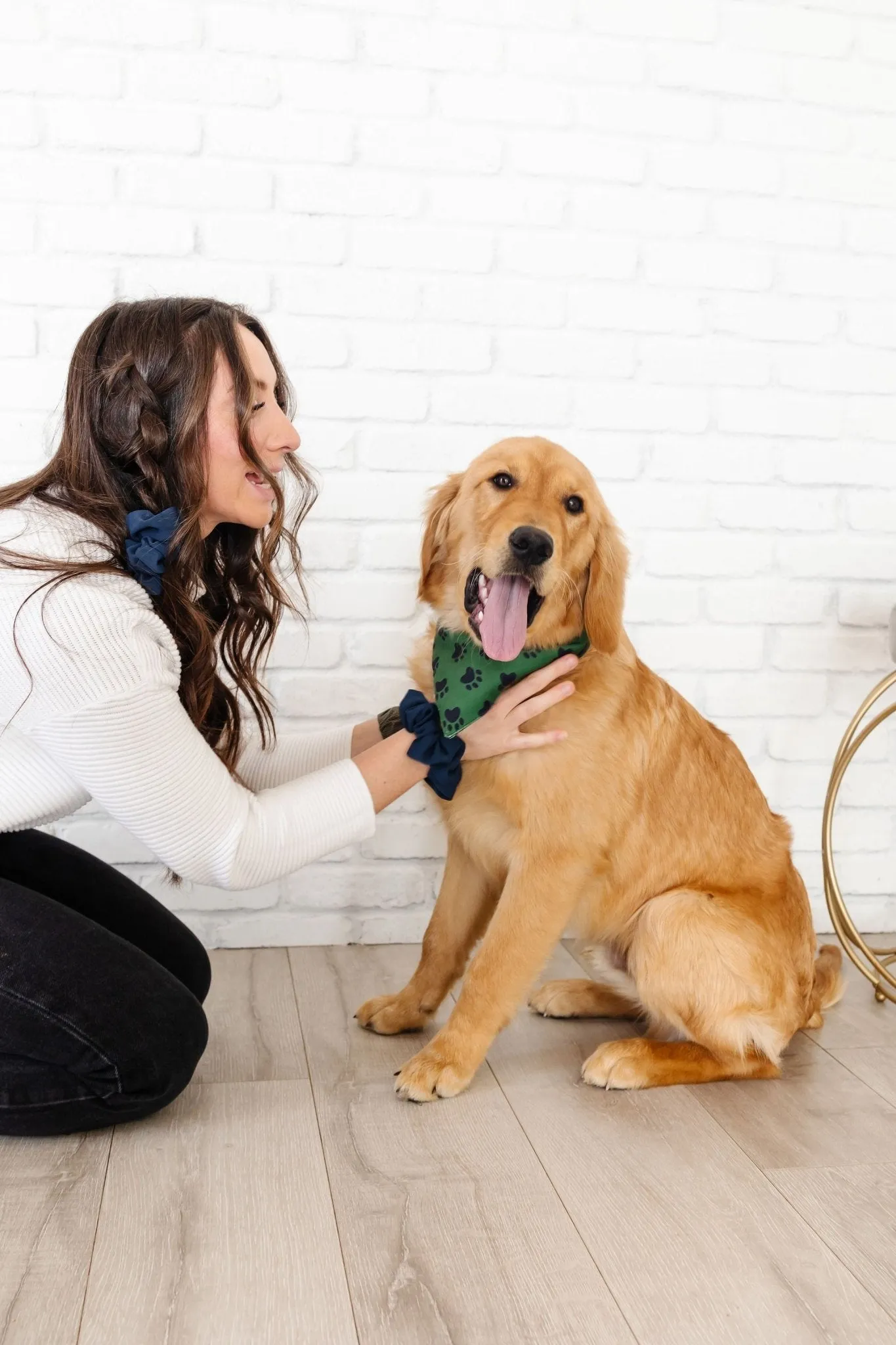 Paws Pet Bandana   Scrunchie