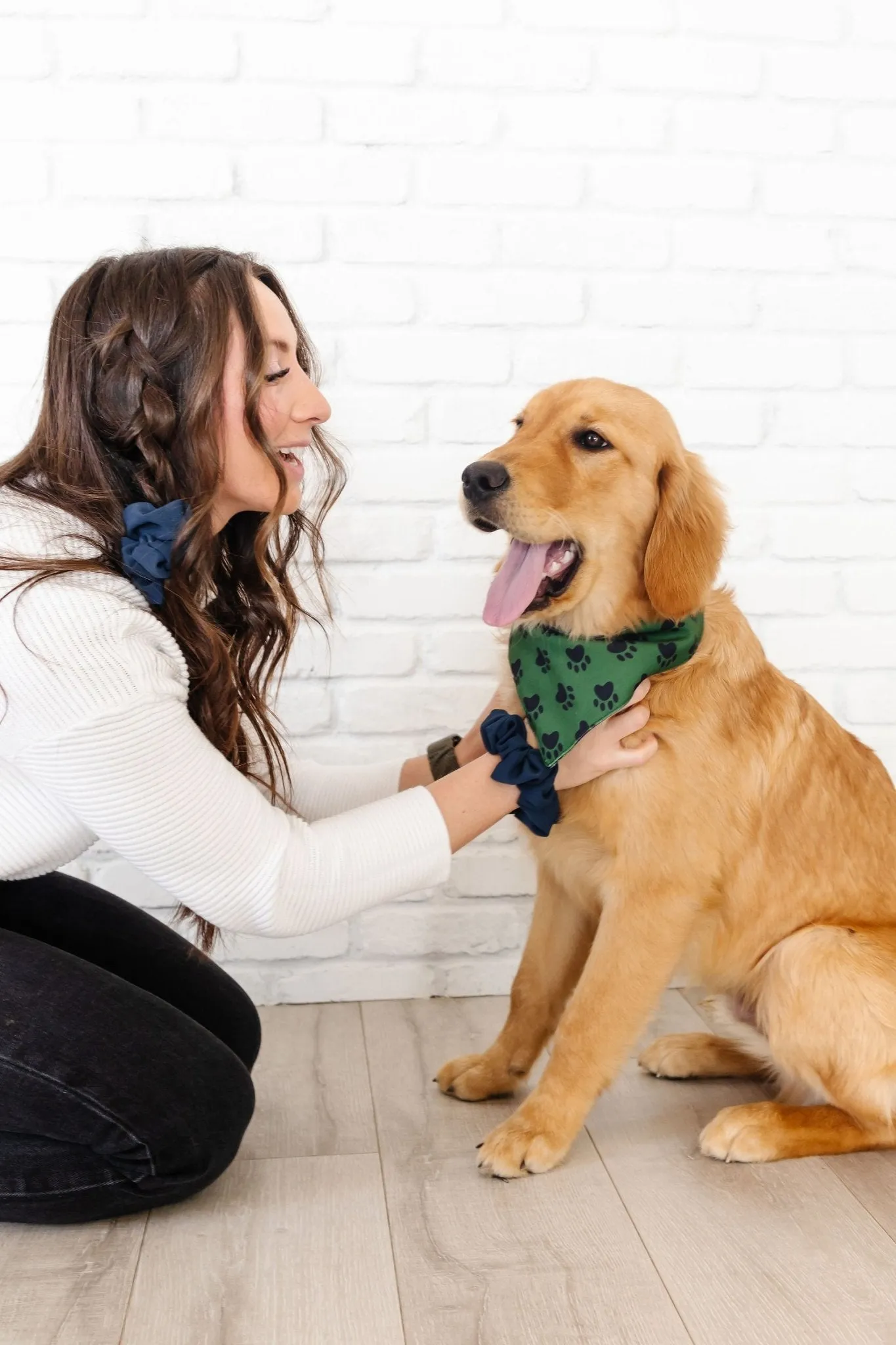 Paws Pet Bandana   Scrunchie