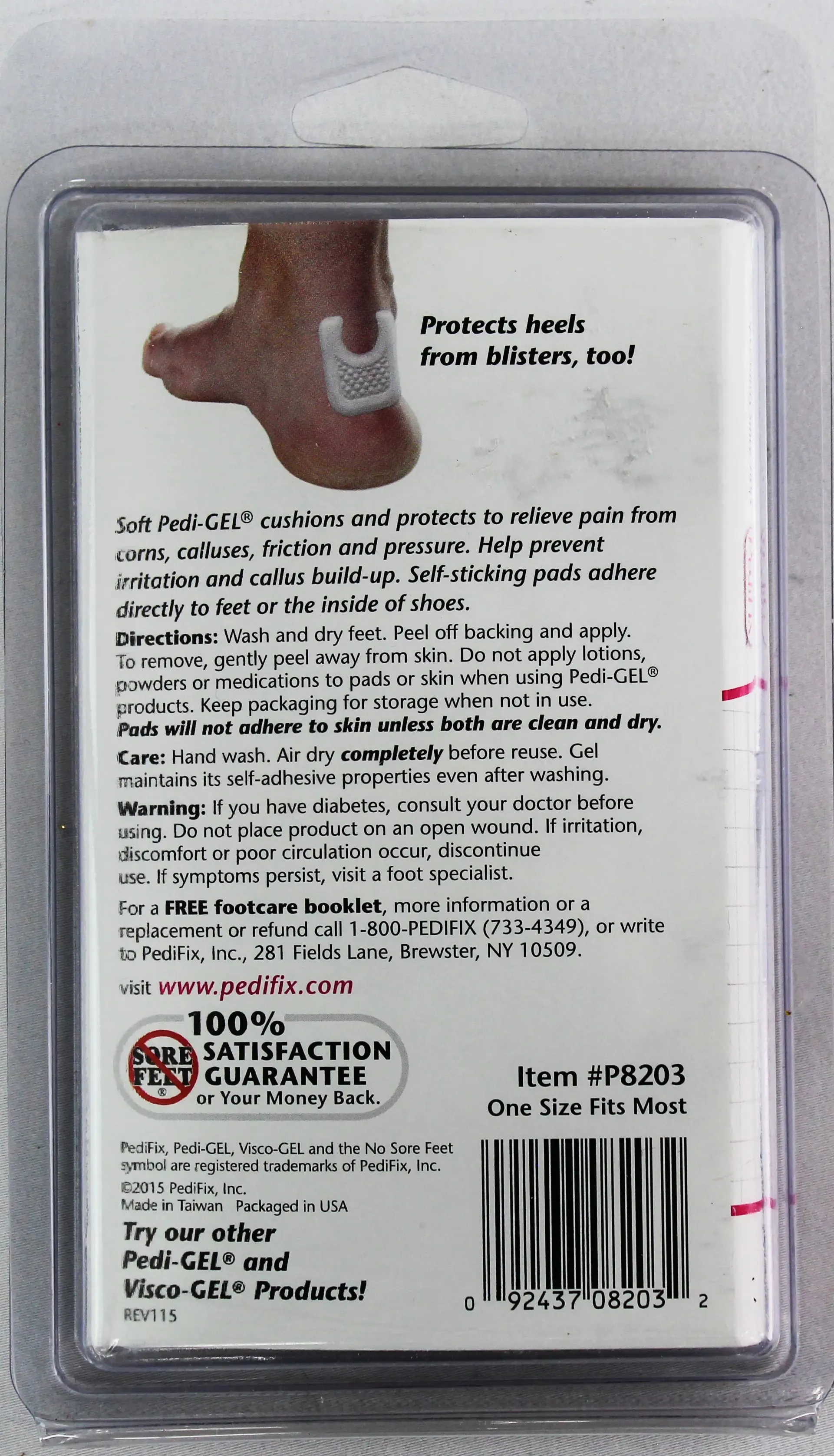 PediFix Pedi-GEL Callus Pads  Cushioned Protection for Pressure & Friction