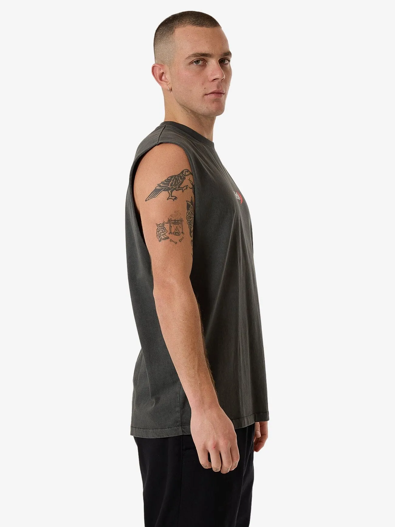 Players Merch Fit Muscle Tee - Merch Black