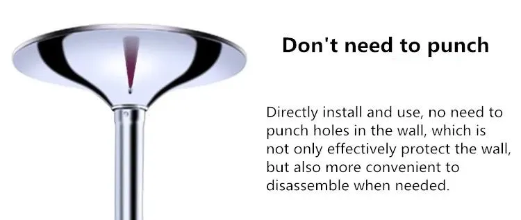 Portable Adjustable Height, Spinning and Static, Exercise and Fitness Dance Pole