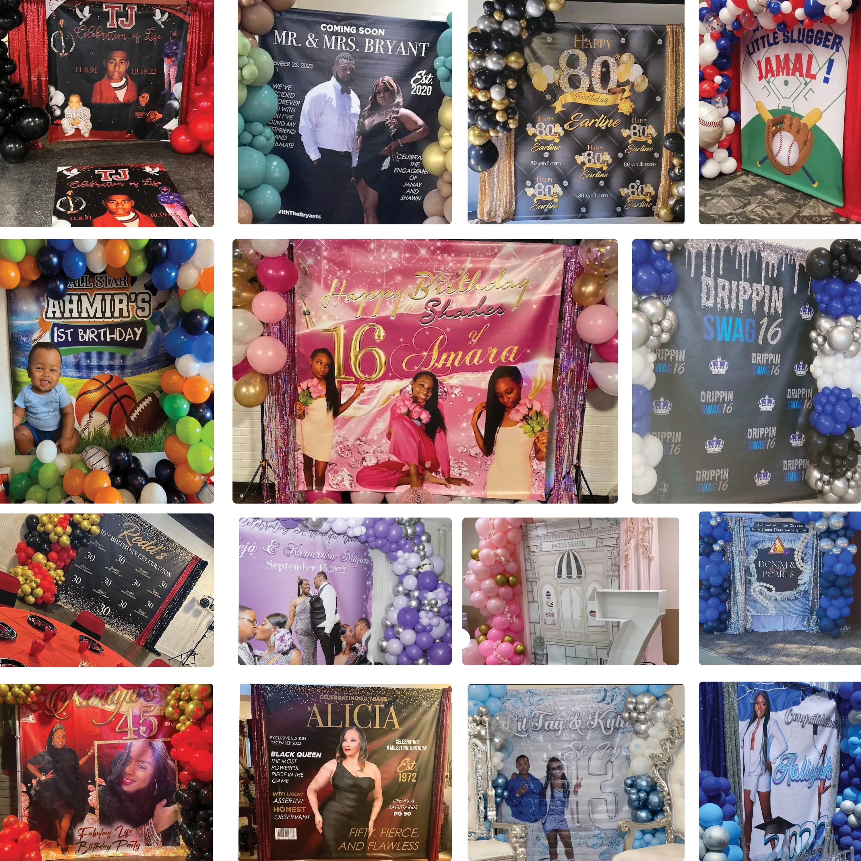 Prom backdrop, Prom step and repeat, Photo step and repeat, Graduation backdrop, photo backdrop, blue and gold step repeat, prom banner