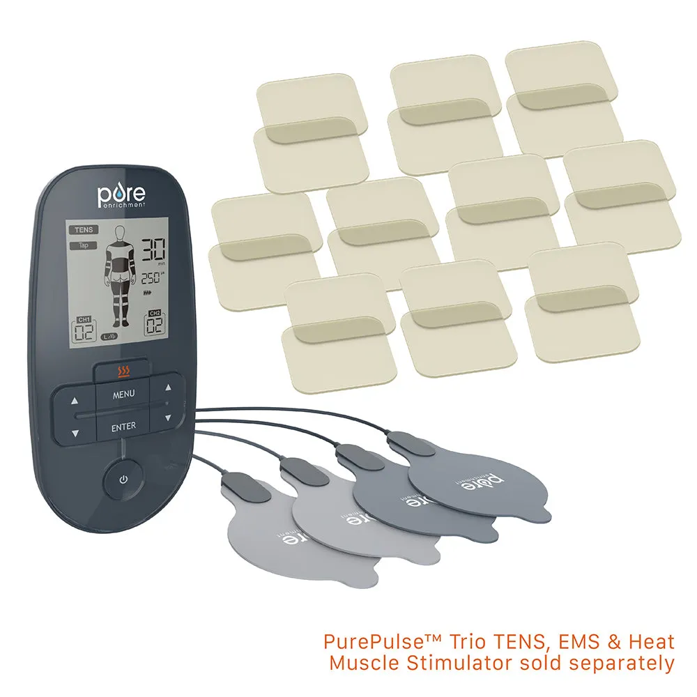 PurePulse™ Trio Reusable Electrode Gel Patches - 5 Pack (20 Patches)