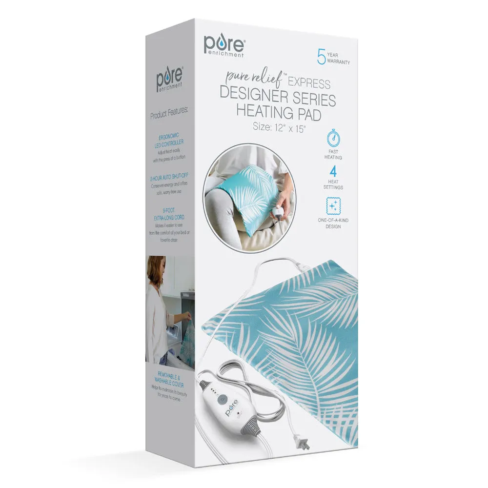 PureRelief Express Designer Series Heating Pad 12" x 15"