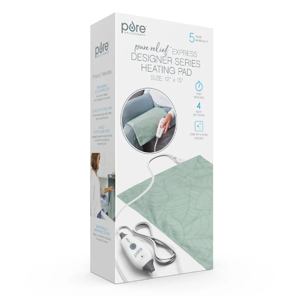 PureRelief Express Designer Series Heating Pad 12" x 15"