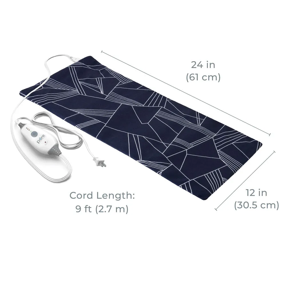 PureRelief Express Designer Series Heating Pad 12" x 24"