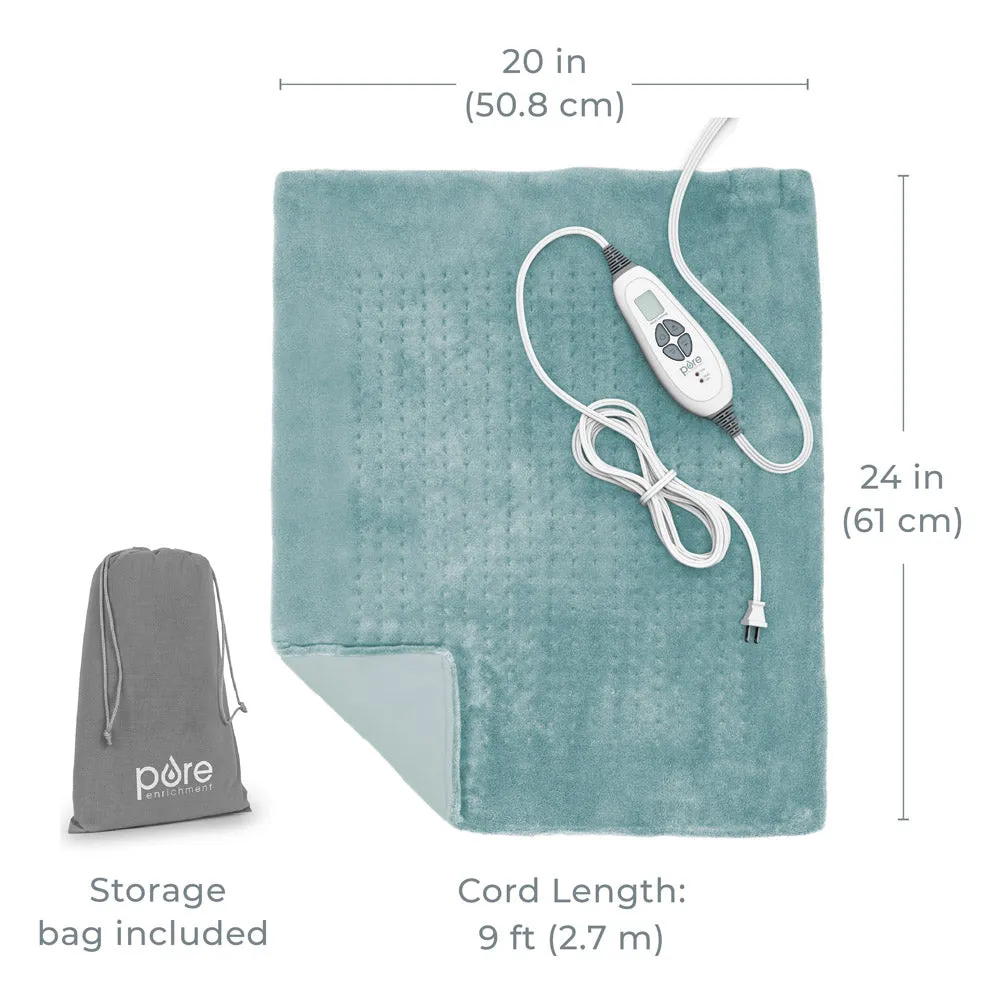 PureRelief XXL Ultra-Wide Microplush Heating Pad