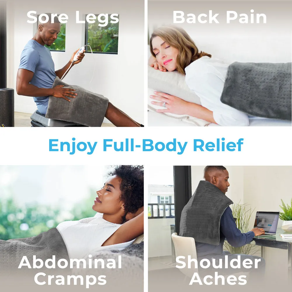 PureRelief XXL Ultra-Wide Microplush Heating Pad