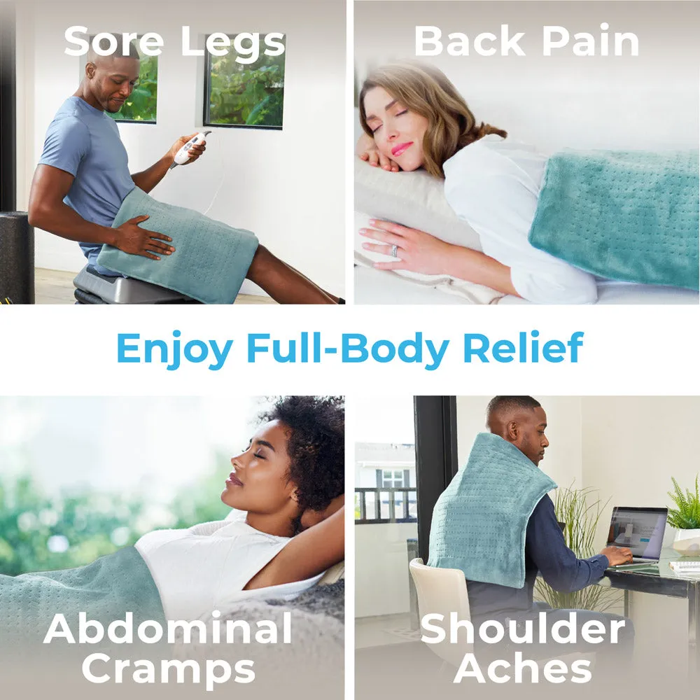 PureRelief XXL Ultra-Wide Microplush Heating Pad