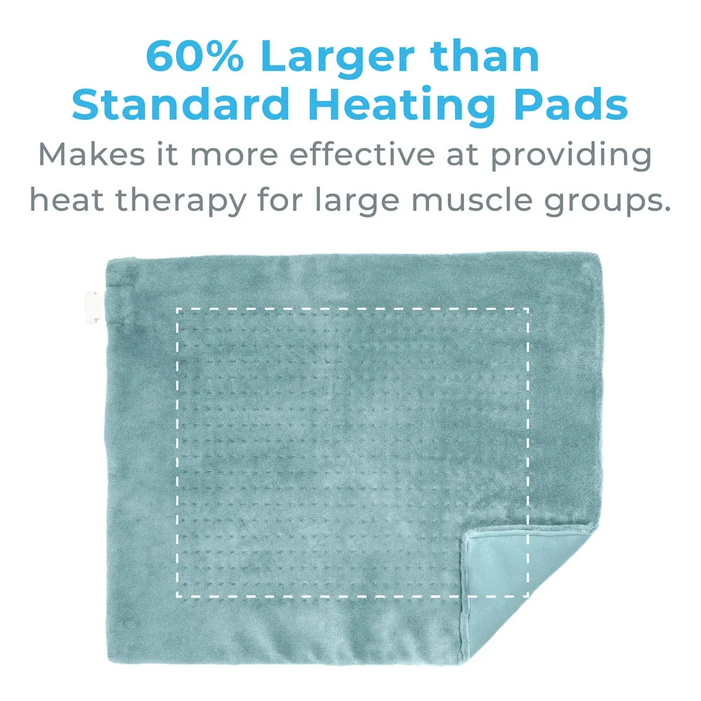 PureRelief XXL Ultra-Wide Microplush Heating Pad