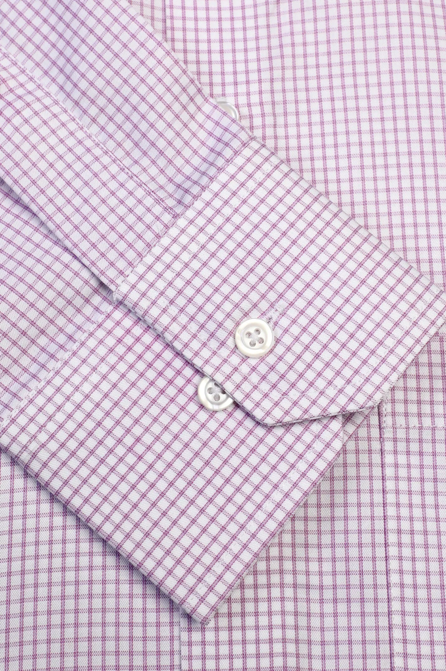 Purple Graph Chek Formal Shirt