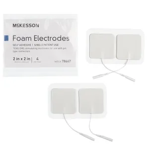 Replacement Form Electrodes For Tens and EMS Units (2 x 2 inch)
