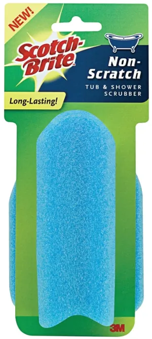 Scotch-Brite 549H Scrubber, 5-1/2 in L, 4 in W, Blue :EA: QUANTITY: 1