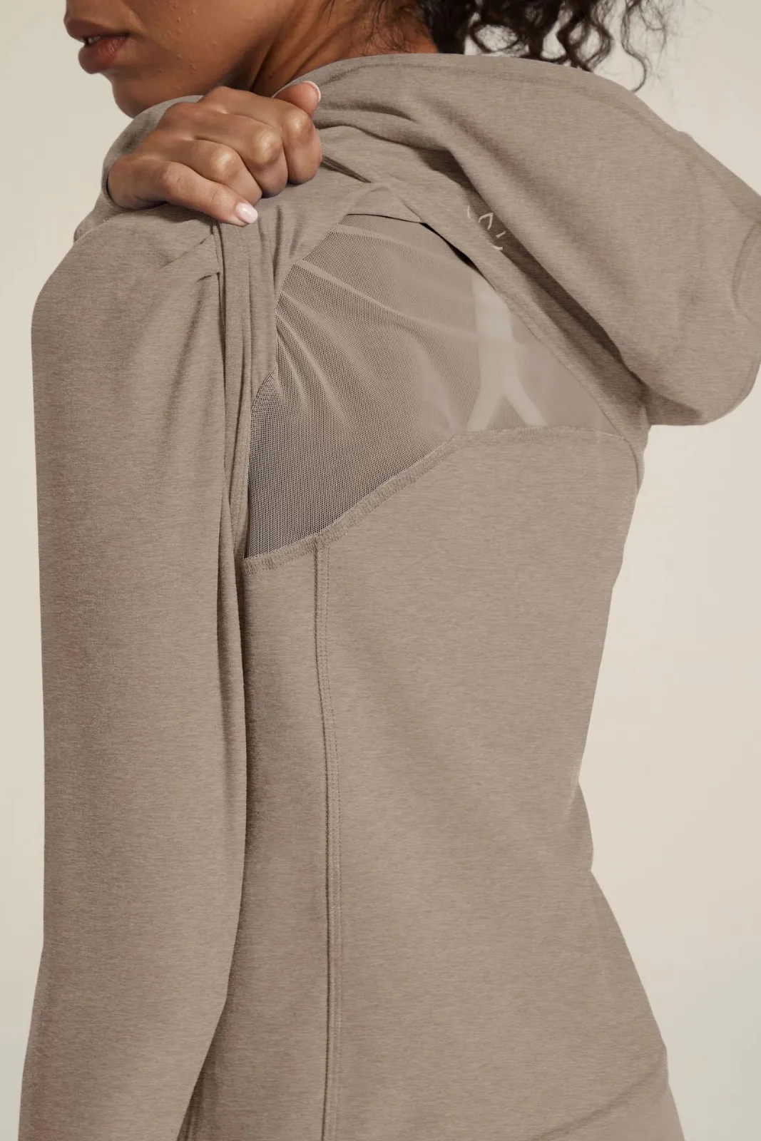 Spacedye High Energy Hoodie, Birch Heather