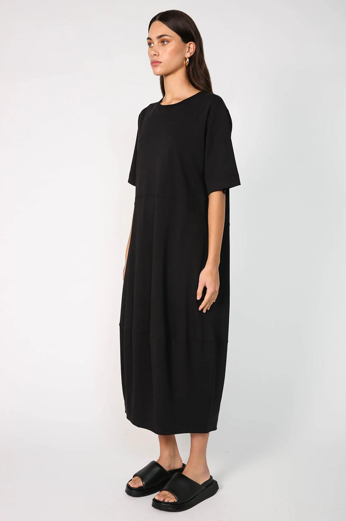 spin dress / black