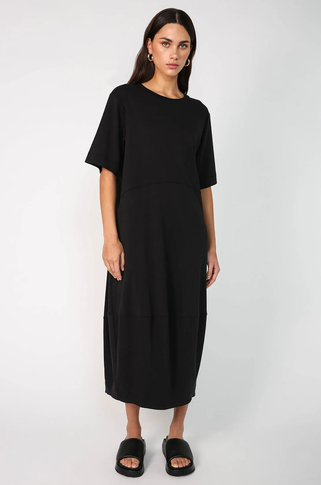 spin dress / black