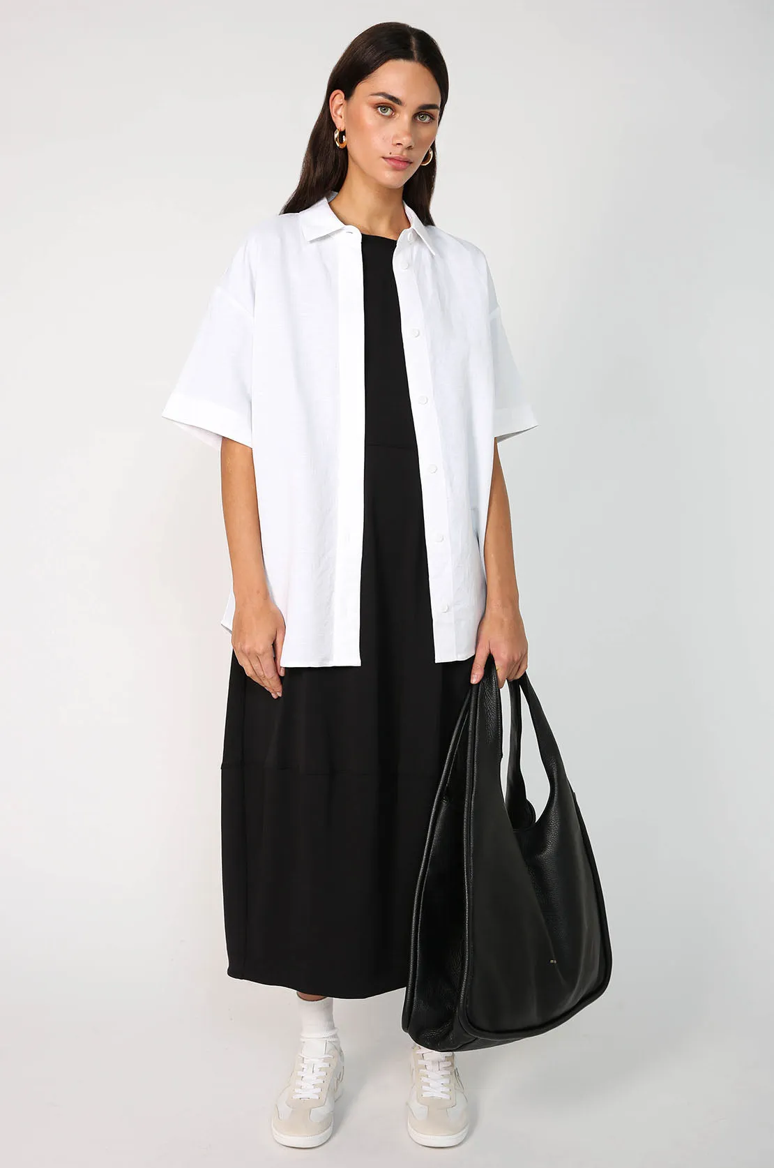 spin dress / black