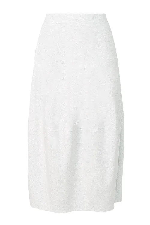 spin skirt / white marle
