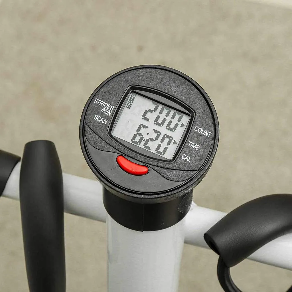 Step Fitness Machines Household Mute Armrest Multi-Function Exercise Sports Stepper Trainer Machine Resistance Bands LCD Monitor Air Climber【Ship from USA】