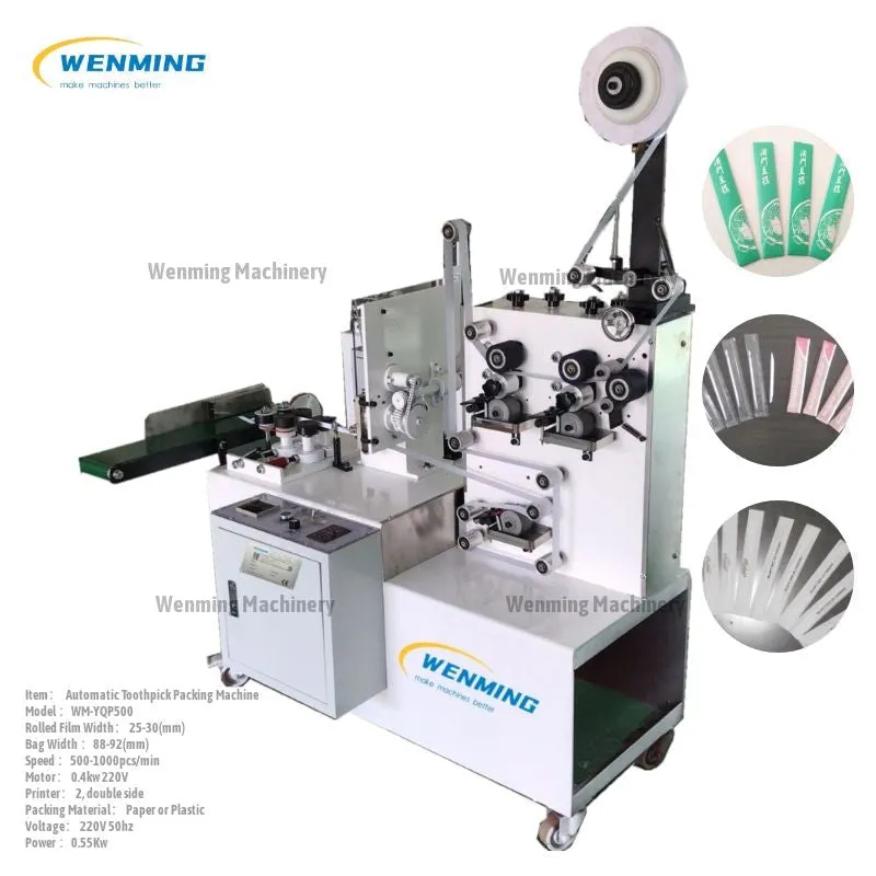Toothpick Manufacturing machine Automatic Packing