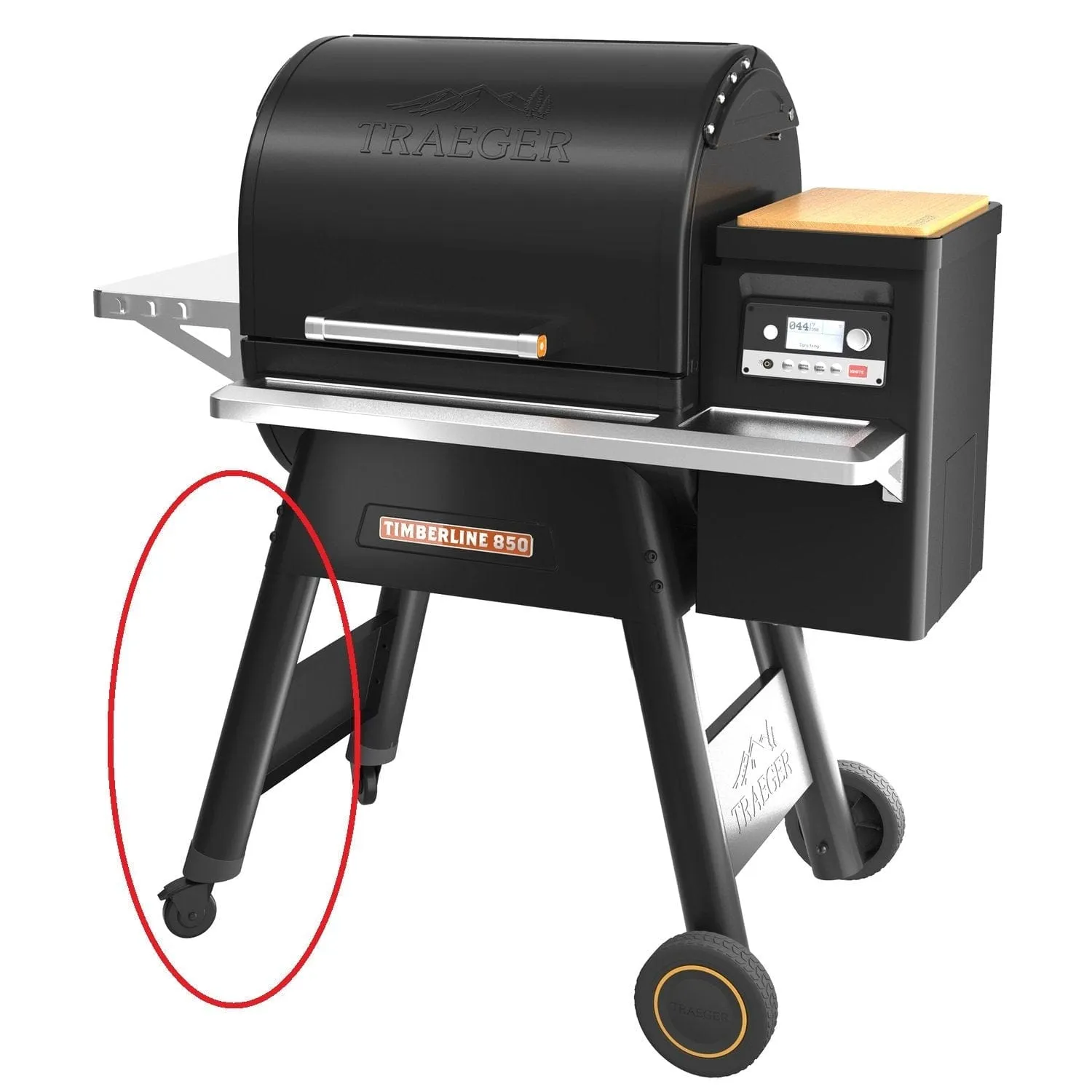 Traeger Left Rear Sawhorse Caster Leg Pro 22 34 KIT0139