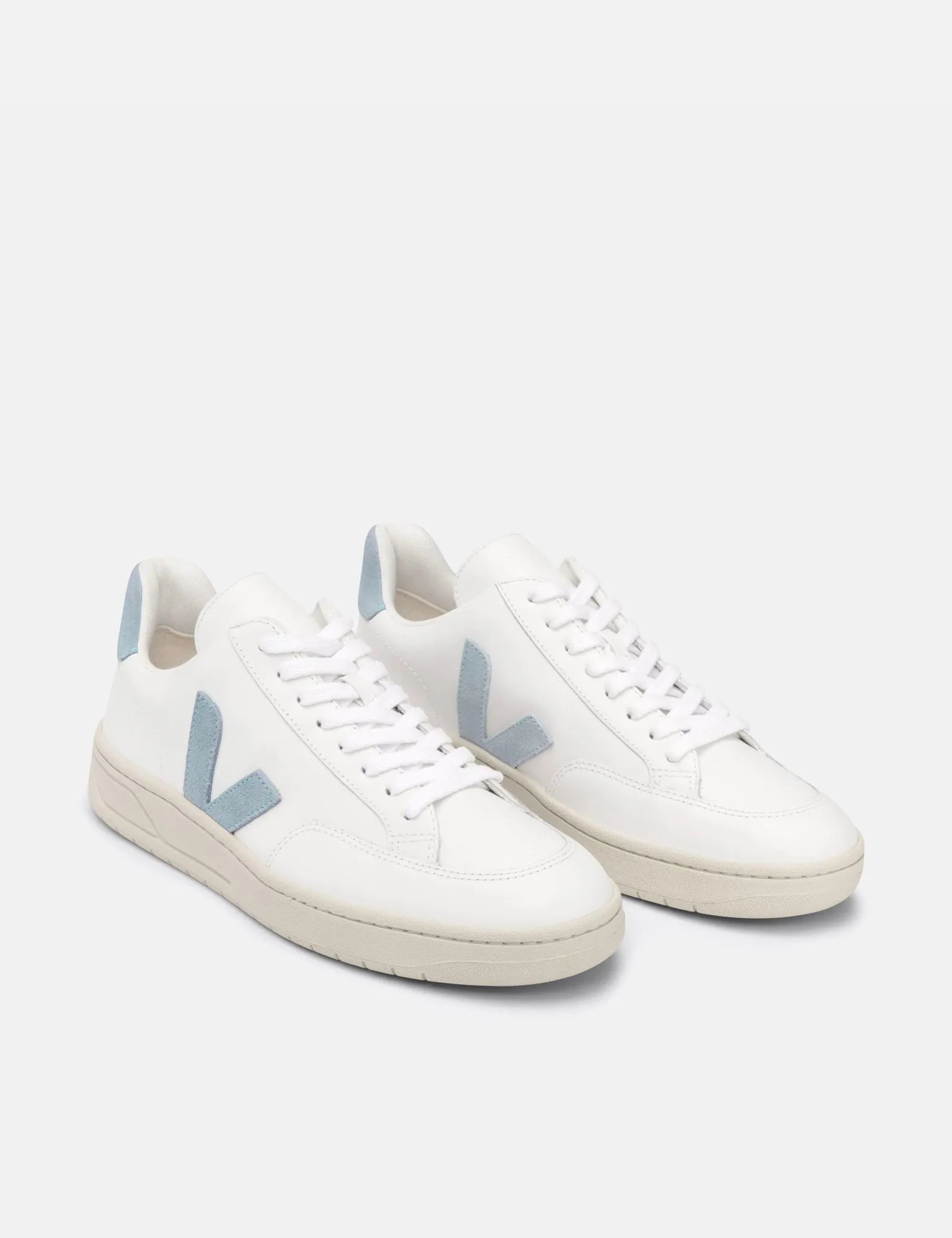 Veja V-12 B-Mesh Trainers - Extra White/Steel