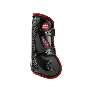 Veredus Carbon Gel Vento Tendon Boot - Horse - Front Leg  - Black/Bordeaux