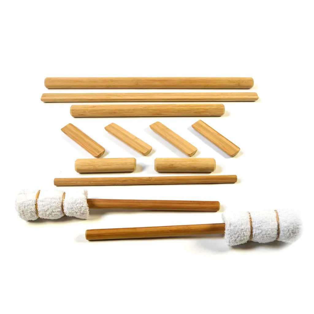 VULSINI Deluxe Bamboo Massage Bundle