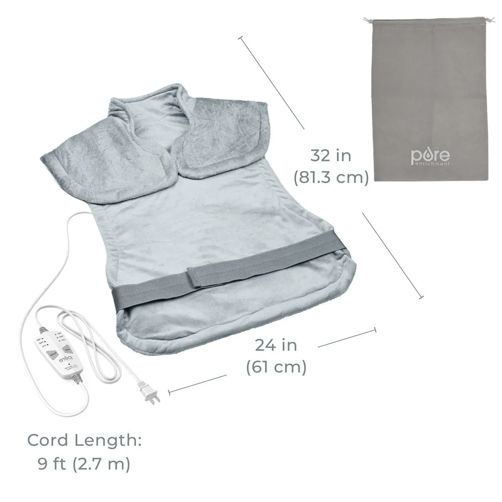WeightedWarmth™ 3-in-1 Back & Neck Heating Pad