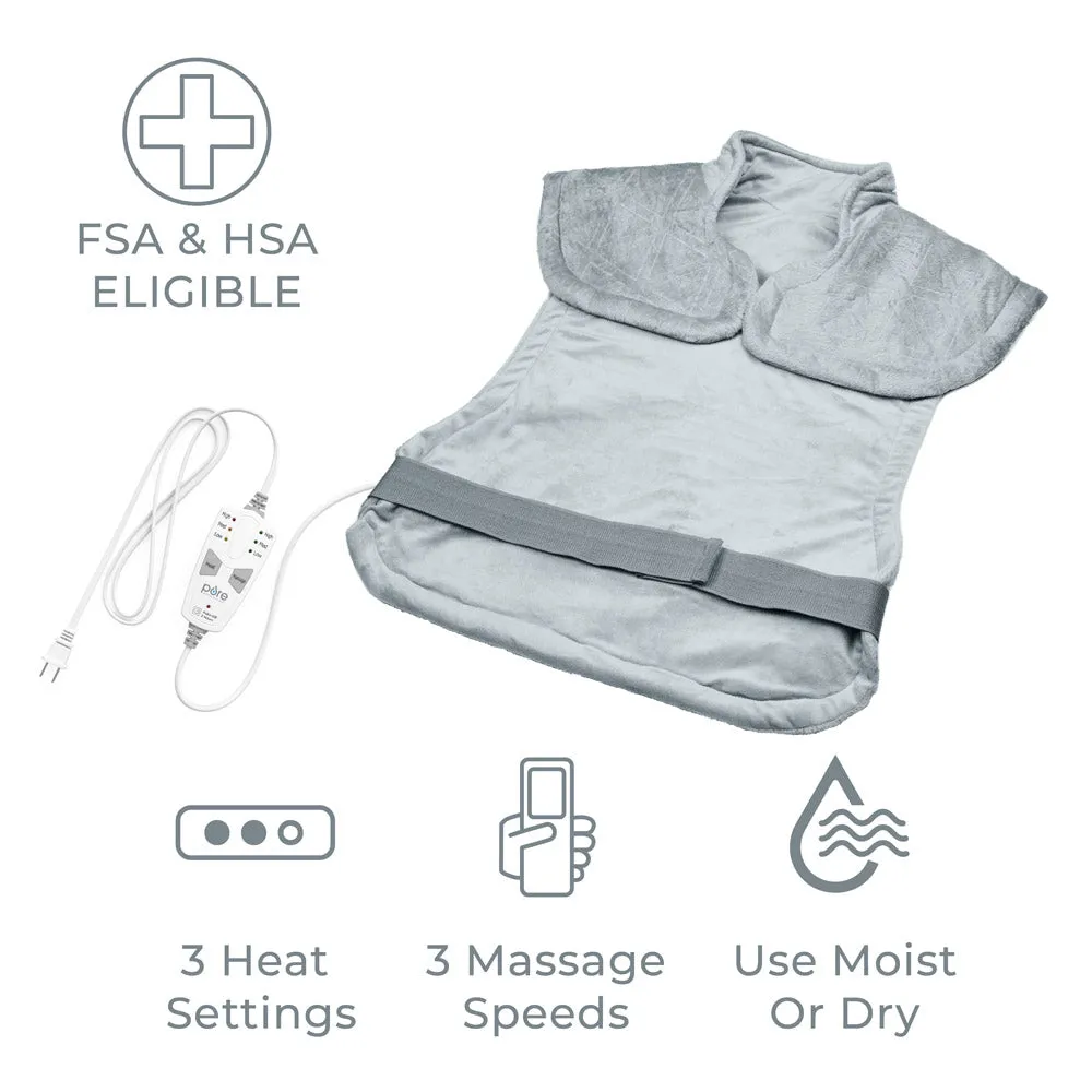 WeightedWarmth™ 3-in-1 Back & Neck Heating Pad