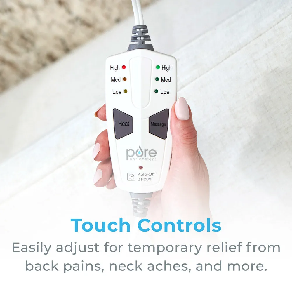 WeightedWarmth™ 3-in-1 Back & Neck Heating Pad