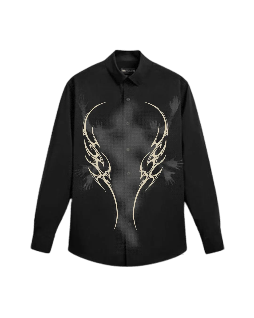 Wraith Boxy Black Oversized Shirt